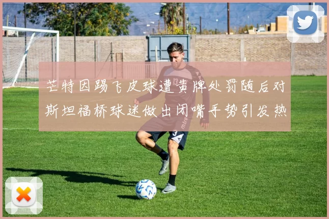 芒特因踢飞皮球遭黄牌处罚随后对斯坦福桥球迷做出闭嘴手势引发热议
